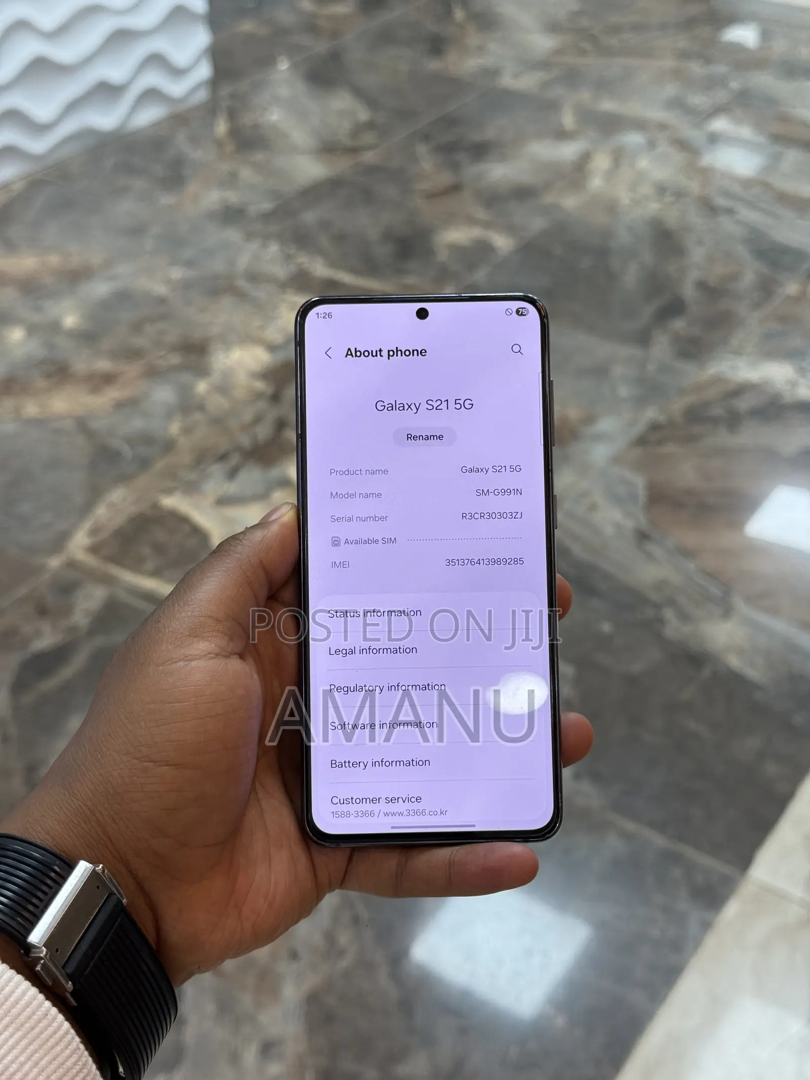 New Samsung Galaxy S21+ 5G 256 GB Graphite