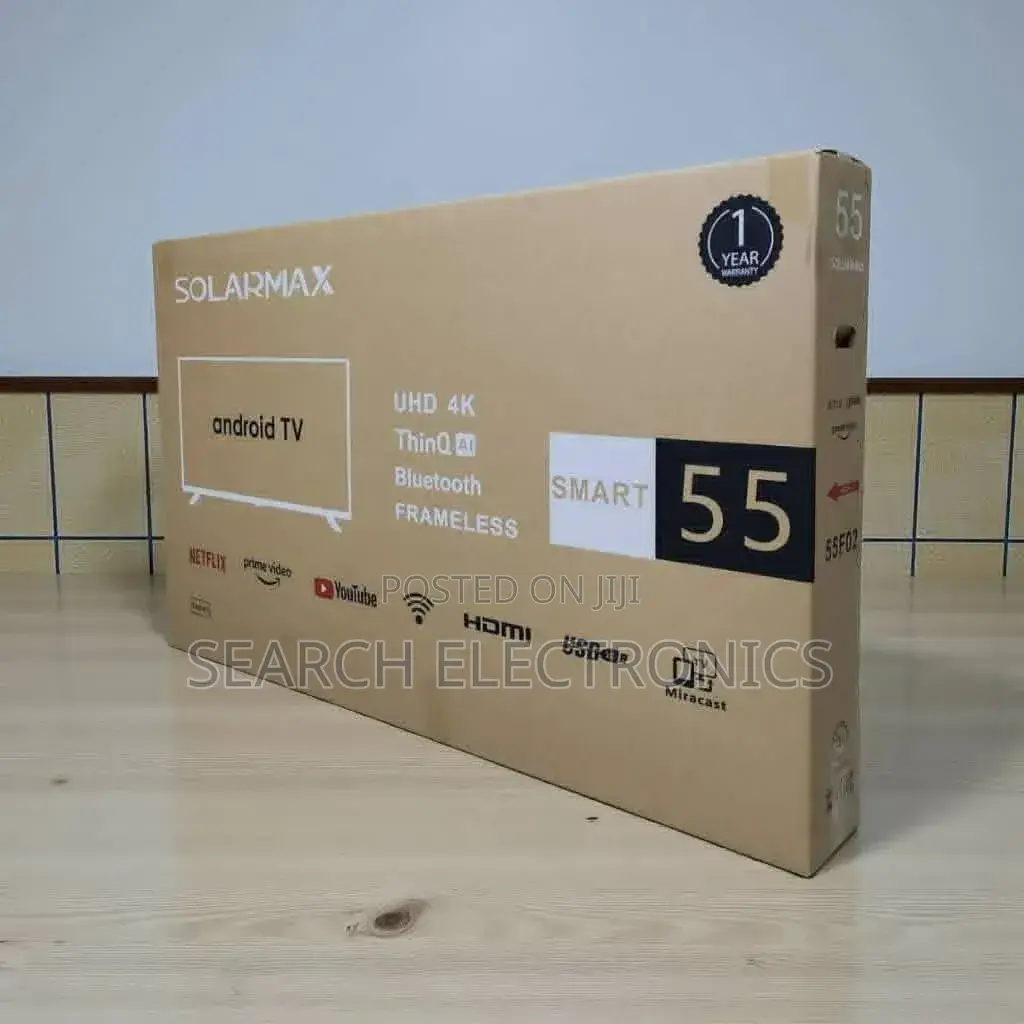 Solarmax 55"inch ,Androide TV