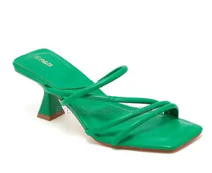 Fairy Style Square Toe Chunkey Heel Sandals