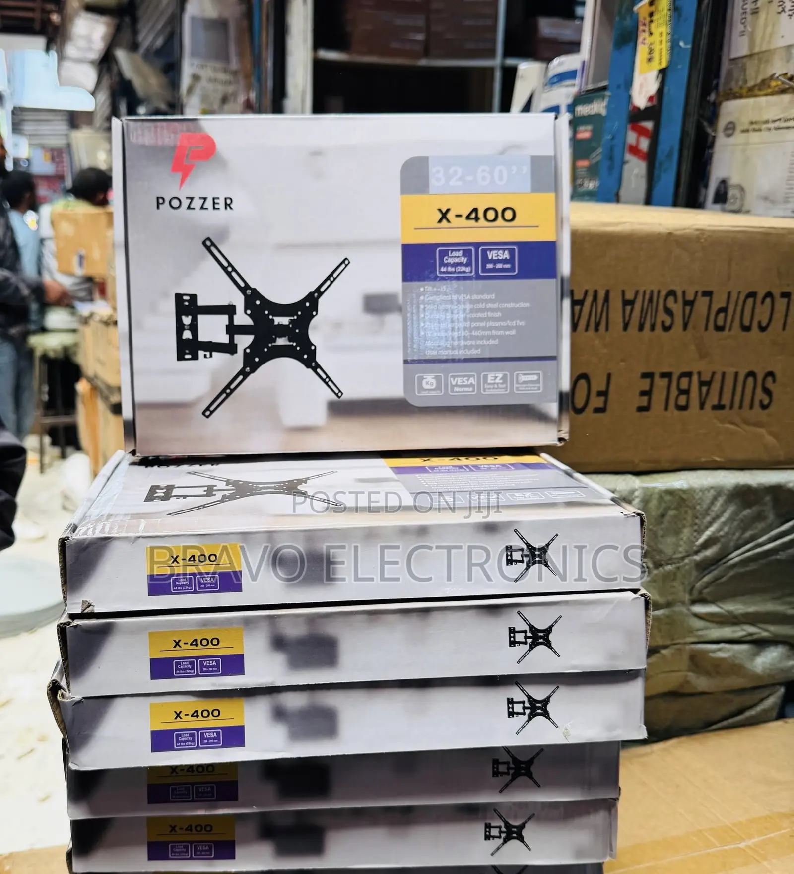 Pozzer Flexible TV Wall Mount 32-60
