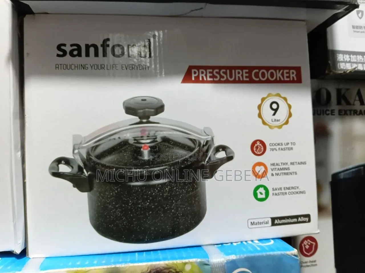Sanford 9L የሚጣድ የ Aluminium Alloy Pressure Cooker/Free Delivery