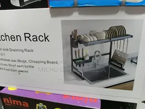 ኳሊቲ የታጠቡ እቃወችን ማንጠፍጠፊያ Kitchen Dish Draying Rack/ Free Delivery