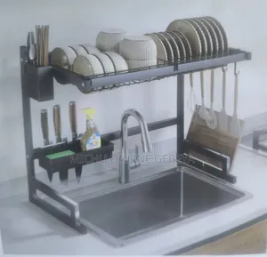 ኳሊቲ የታጠቡ እቃወችን ማንጠፍጠፊያ Kitchen Dish Draying Rack/ Free Delivery