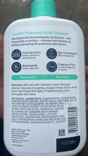 Cerave Foaming Cleanser