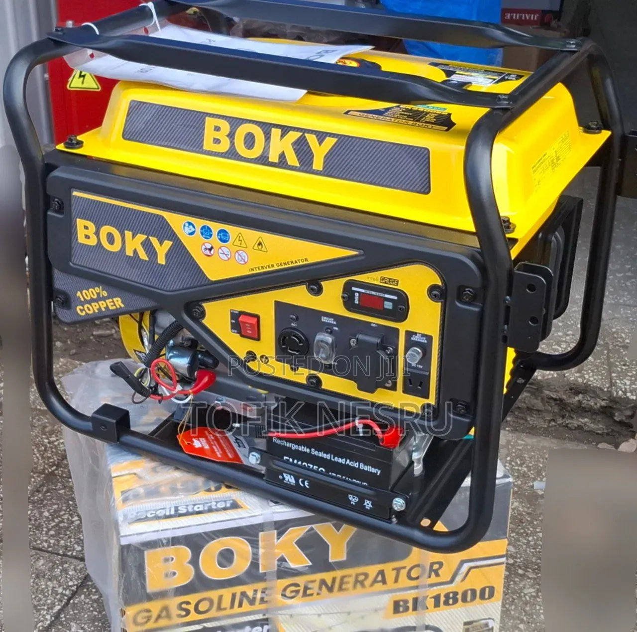 Boky Gassolin Generator Model Bk1800