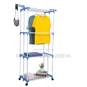 አንደኛው 4 Tier Large Capacity Laundry Drying Rack ልብስ ማስጫ/ Free Delivery