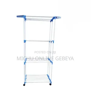 አንደኛው 4 Tier Large Capacity Laundry Drying Rack ልብስ ማስጫ/ Free Delivery