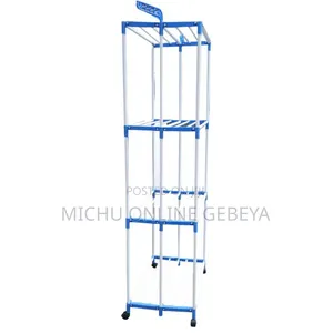 አንደኛው 4 Tier Large Capacity Laundry Drying Rack ልብስ ማስጫ/ Free Delivery