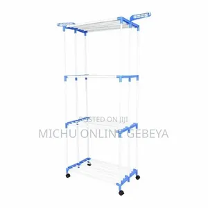 አንደኛው 4 Tier Large Capacity Laundry Drying Rack ልብስ ማስጫ/ Free Delivery