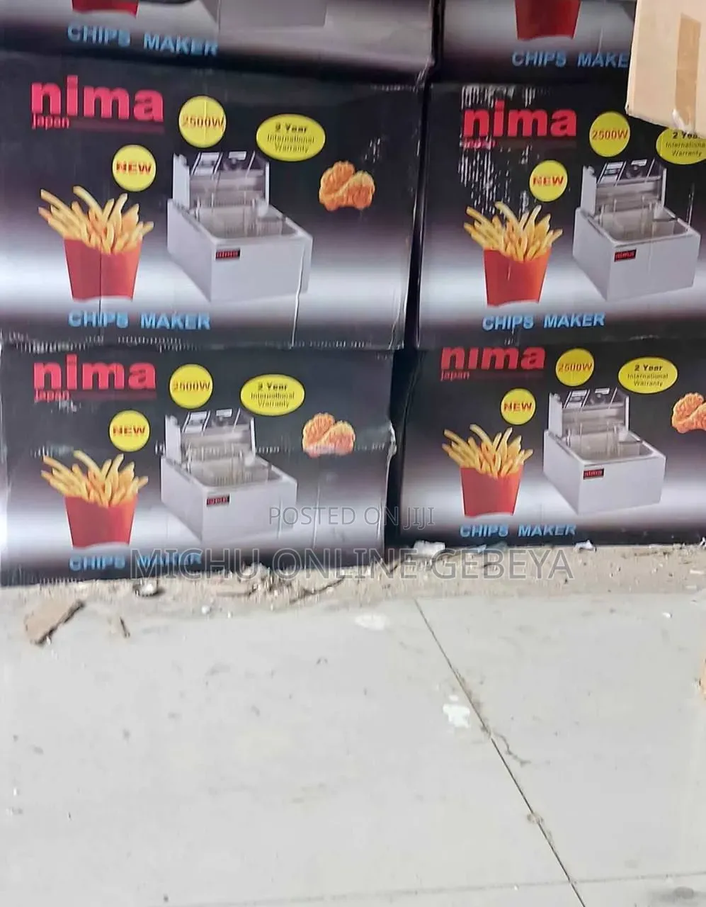 Nima Deep Oil Fraying Machine ኒማ ኦሪጅናሉ የችፕስ መጥበሻ/ Free Delivery