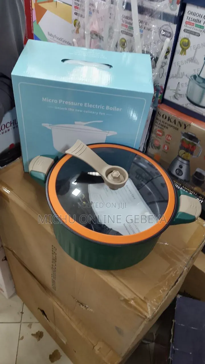 በኤሌክትራክ የሚሰራ ድስት Micro 28Cm Pressure Electric Boiler/ Free Delivery