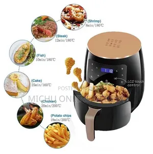 SUTAI 6L Air Fryer ከ80% በላይ የዘይት ፍጆታ የሚቀንስ ለጤና ተመራጭ/ Free Delivery