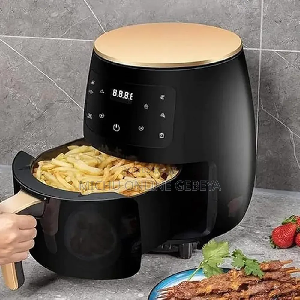 SUTAI 6L Air Fryer ከ80% በላይ የዘይት ፍጆታ የሚቀንስ ለጤና ተመራጭ/ Free Delivery