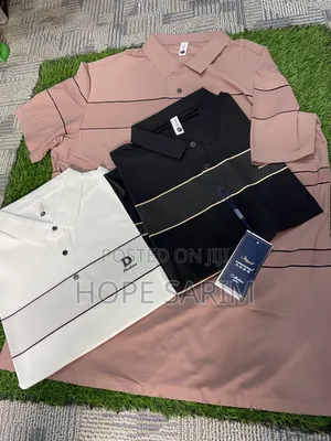 Chest-Stripe Polo Shirts