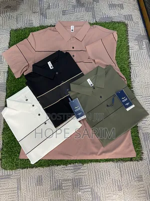 Chest-Stripe Polo Shirts