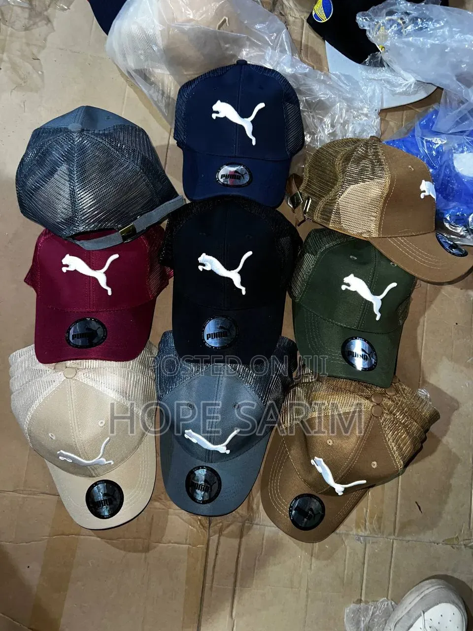 Puma and Nike 3D EmbroidereTrucker Caps