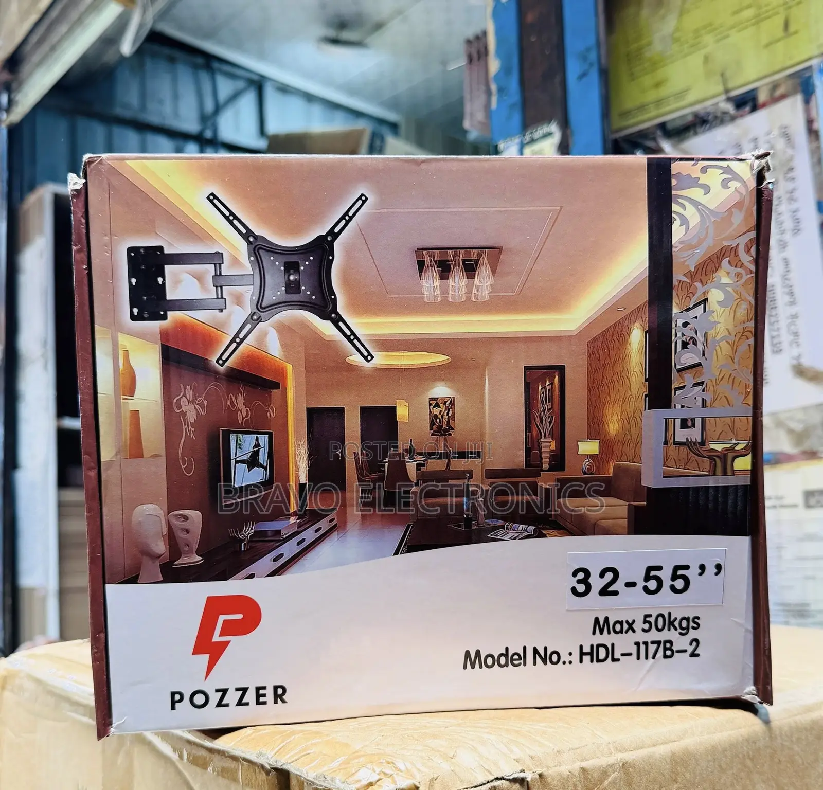 Pozzer Flexible TV Wall Mount 32-55