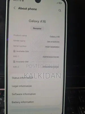 Samsung Galaxy A16 128 GB White