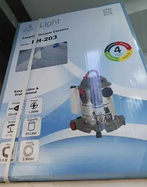 Light Vacuum Cleaner Wet and Dry Vacuum Cleaner 25 Liters 1200 Watts