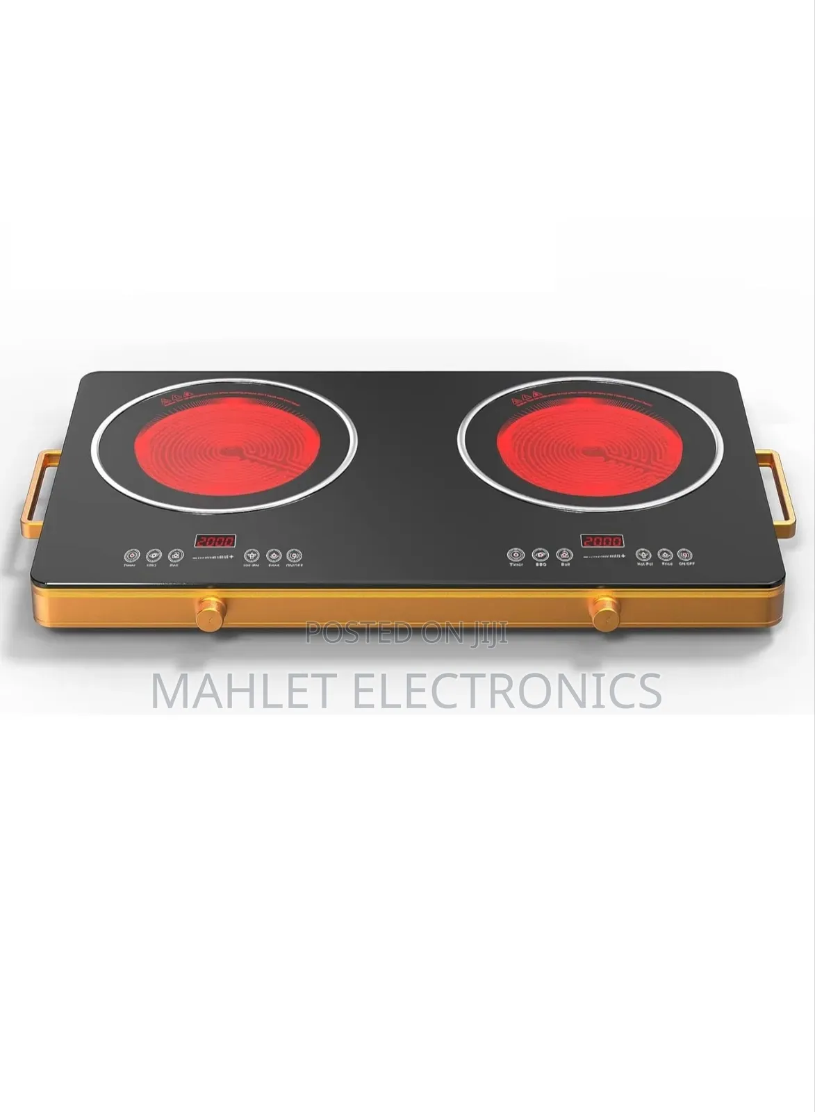Touch Knob Double Infrared Cooker -Touch Stove - Brand New ተች ስቶቭ