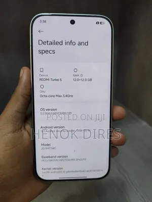 New Xiaomi Redmi Turbo 5 256 GB White