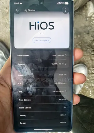 New Tecno Camon 40 Pro 5G 256 GB Black