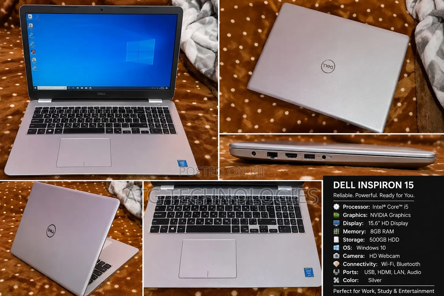 Laptop Dell Inspiron 15 3000 8GB Intel Core i5 HDD 500GB