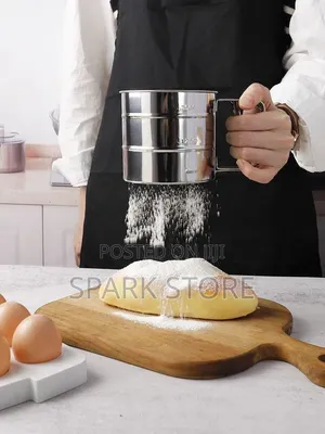 Stainless Steel Flour Sifter (የዱቄት መንፊያ)