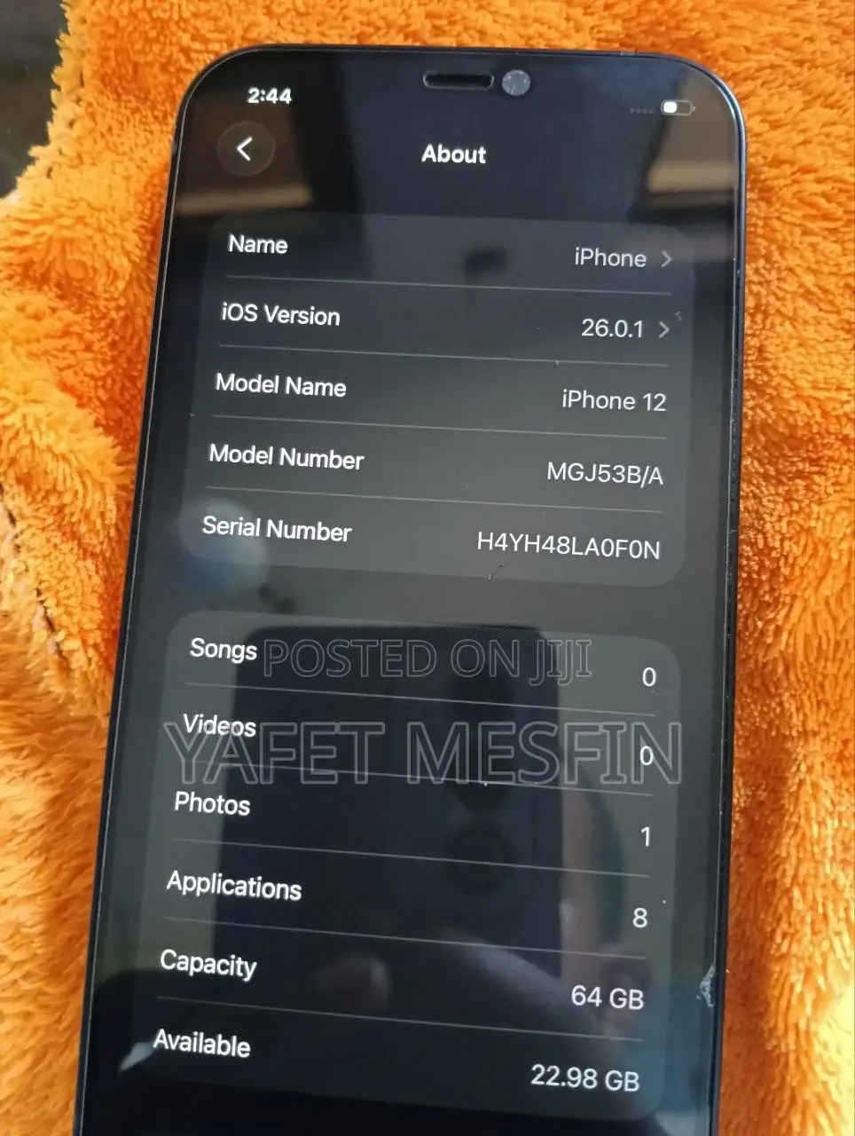 Apple iPhone 12 64 GB Black