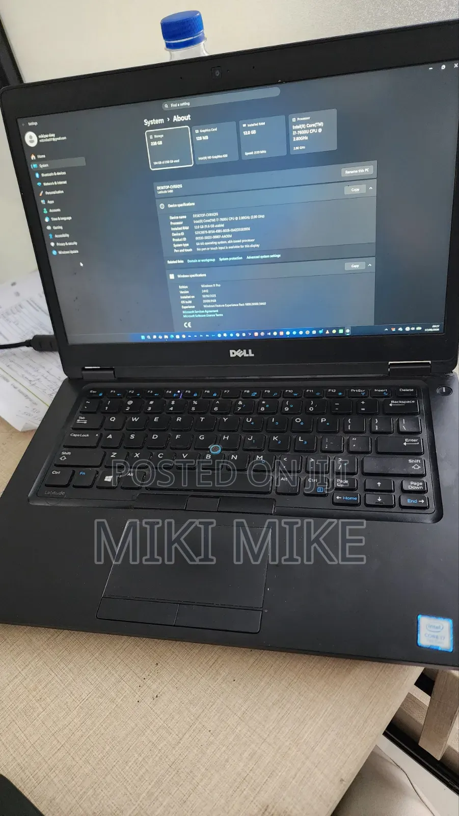 Laptop Dell Latitude 5480 12GB Intel Core i7 SSD 256GB