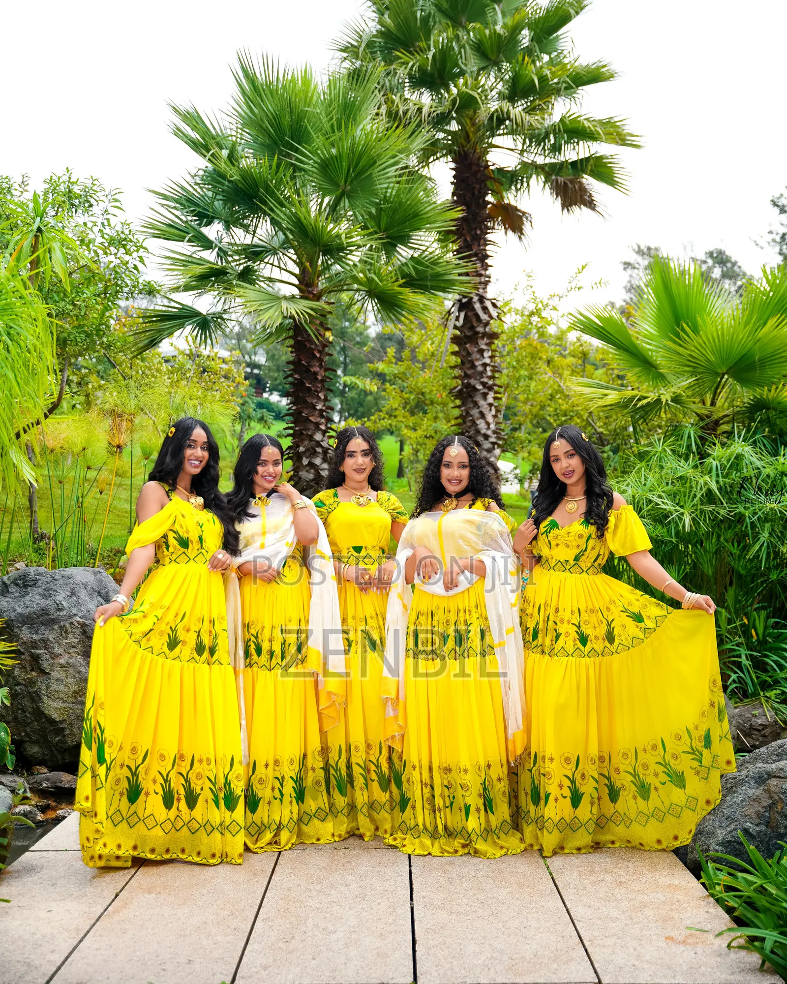 ለአዲስ ዓመት የተዘጋጁ ቢጫ የኣደይ ኣበባ ሺፎኖች
