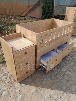 Child Bed With Shelf