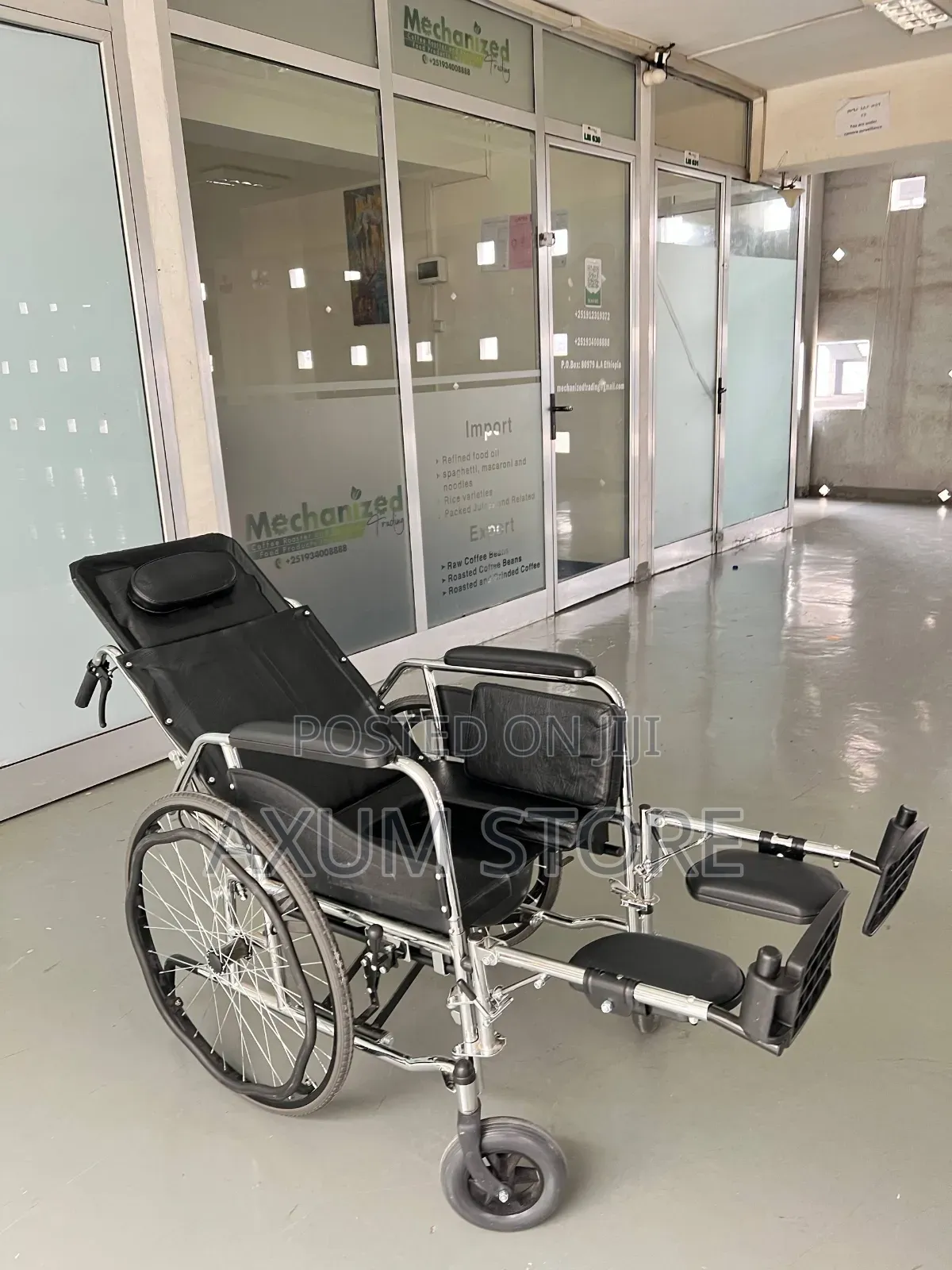 ምቹ የማኑዋል ዊልቸር — Comfortable Manual Wheelchair