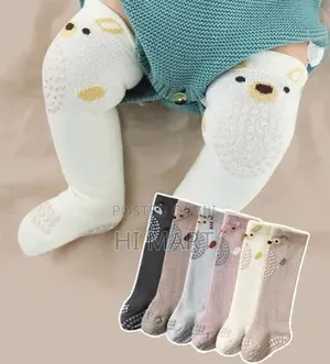 High Knee Baby Crawling Socks