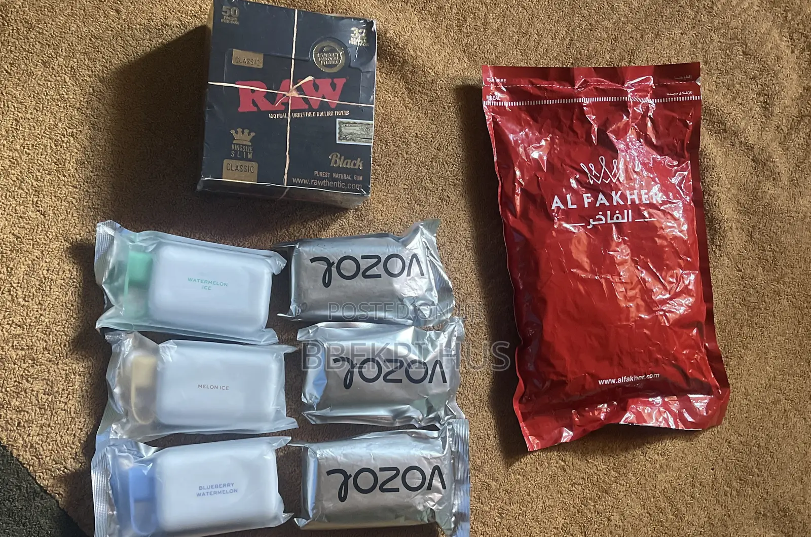 Vape ,Moassel, Rolling Paper