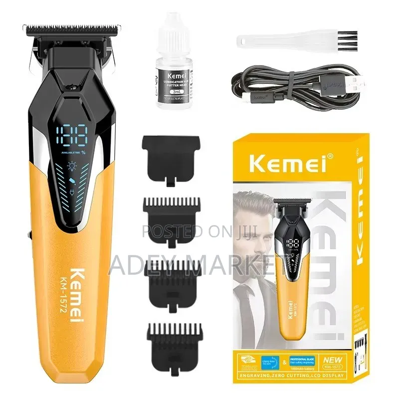 .Kemei KM-1572 Professional Hair Trimmer.