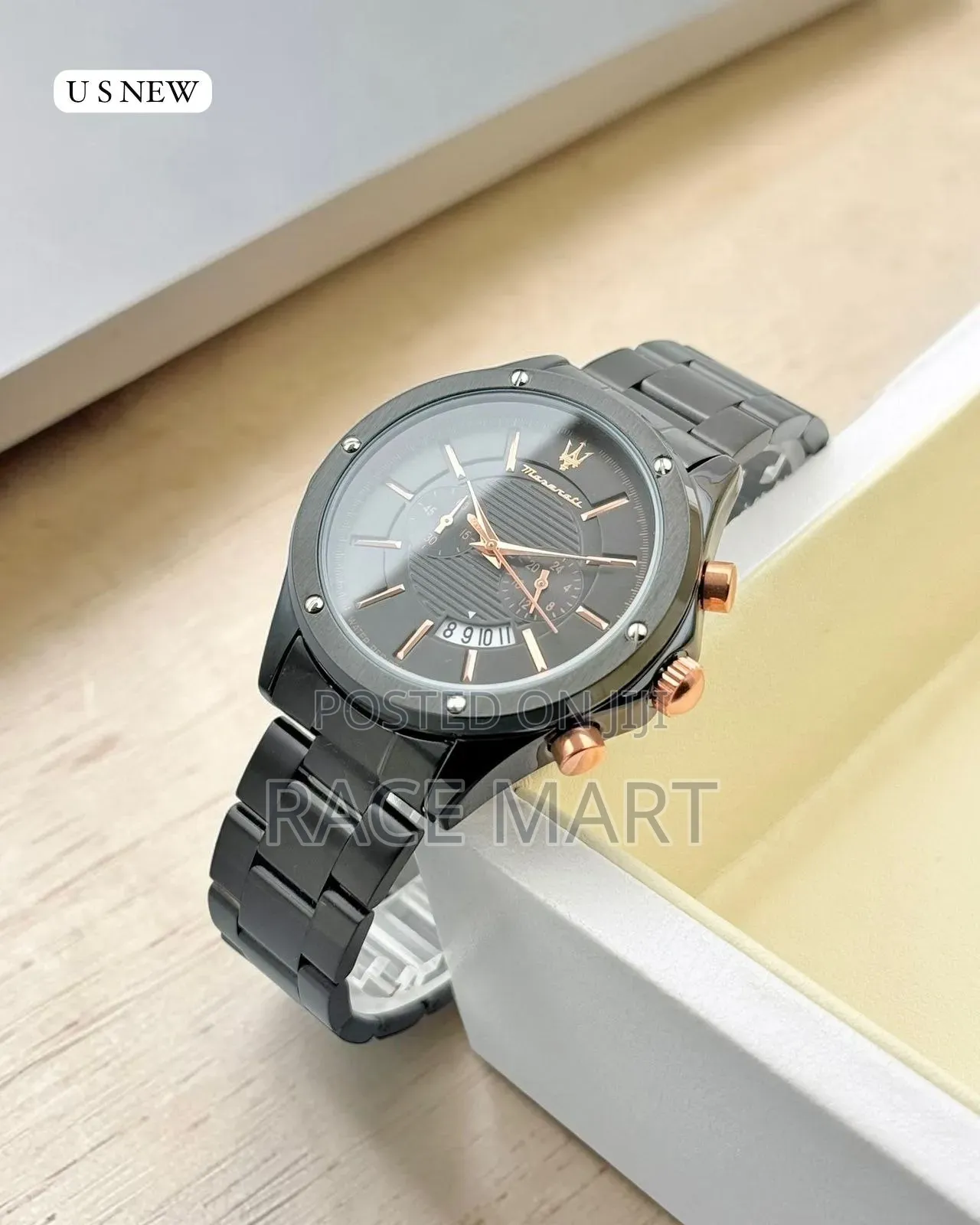 Maserati Circuito Black Rose Chronograph Watch