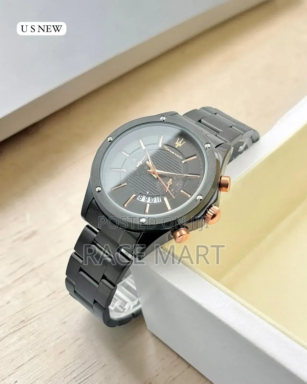 Maserati Circuito Black Rose Chronograph Men's Watch