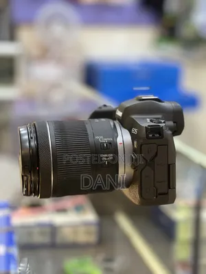 Canon R Camera With Silver Lens