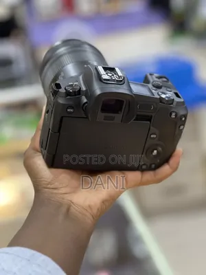 Canon R Camera With Silver Lens