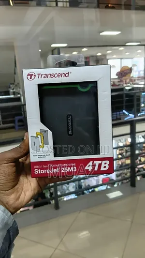 Transcend Portable Hard Drive 4TB