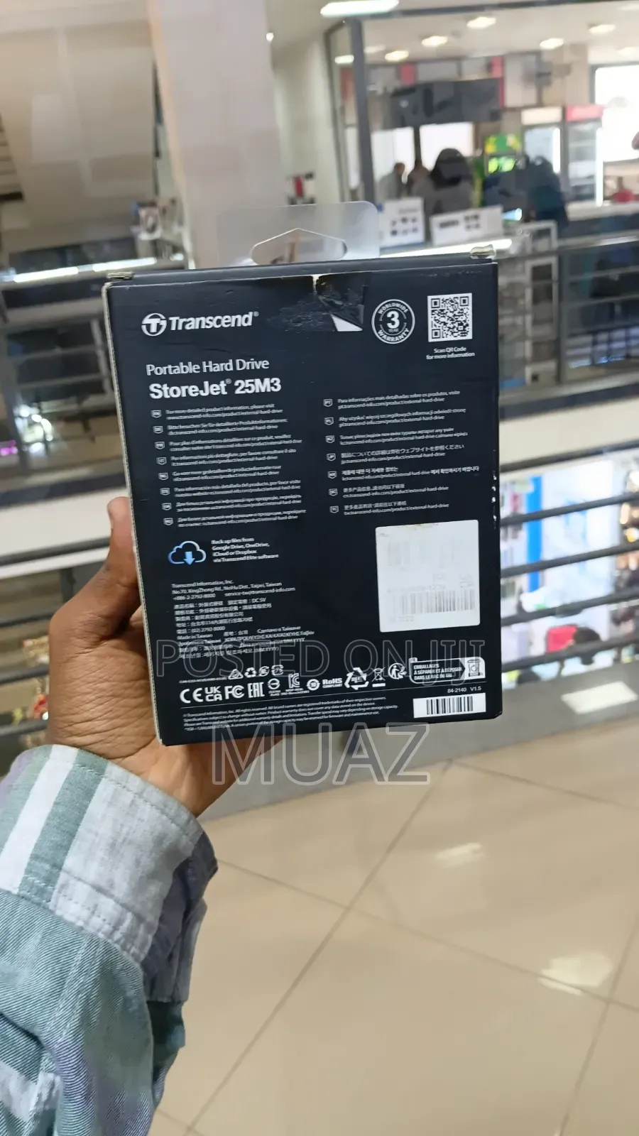Transcend Portable Hard Drive 4TB