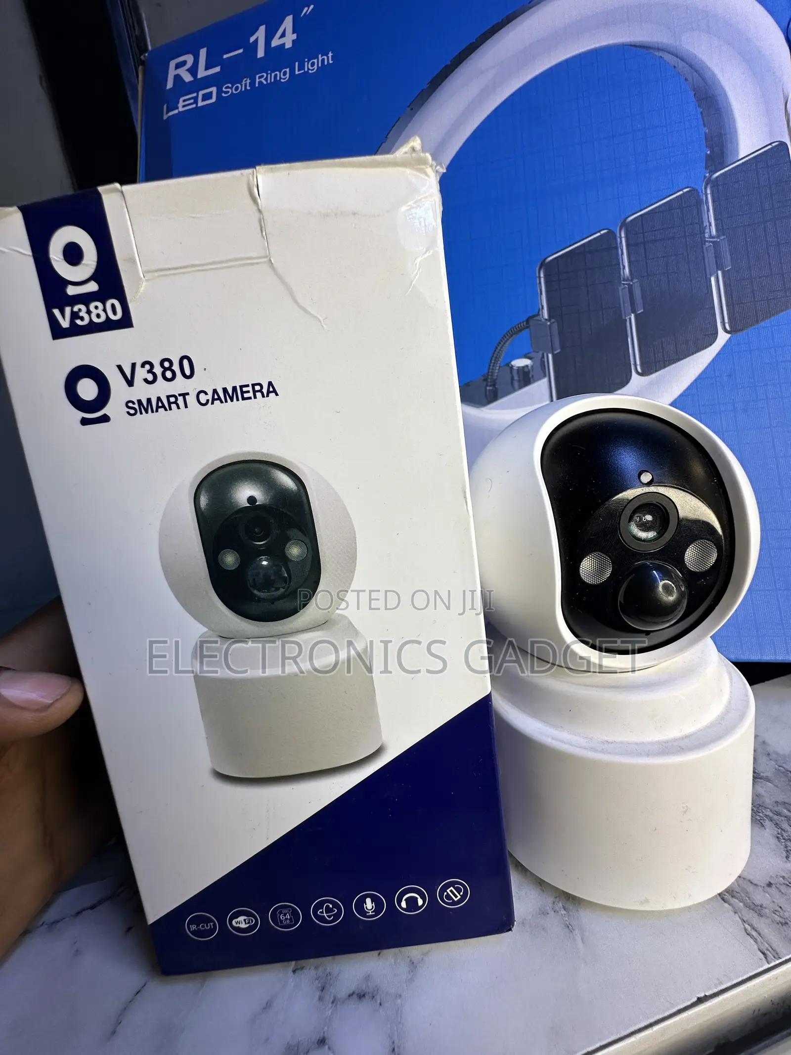V380 Smart Camera – 360° WiFi PTZ Security Camera With Night Vision
