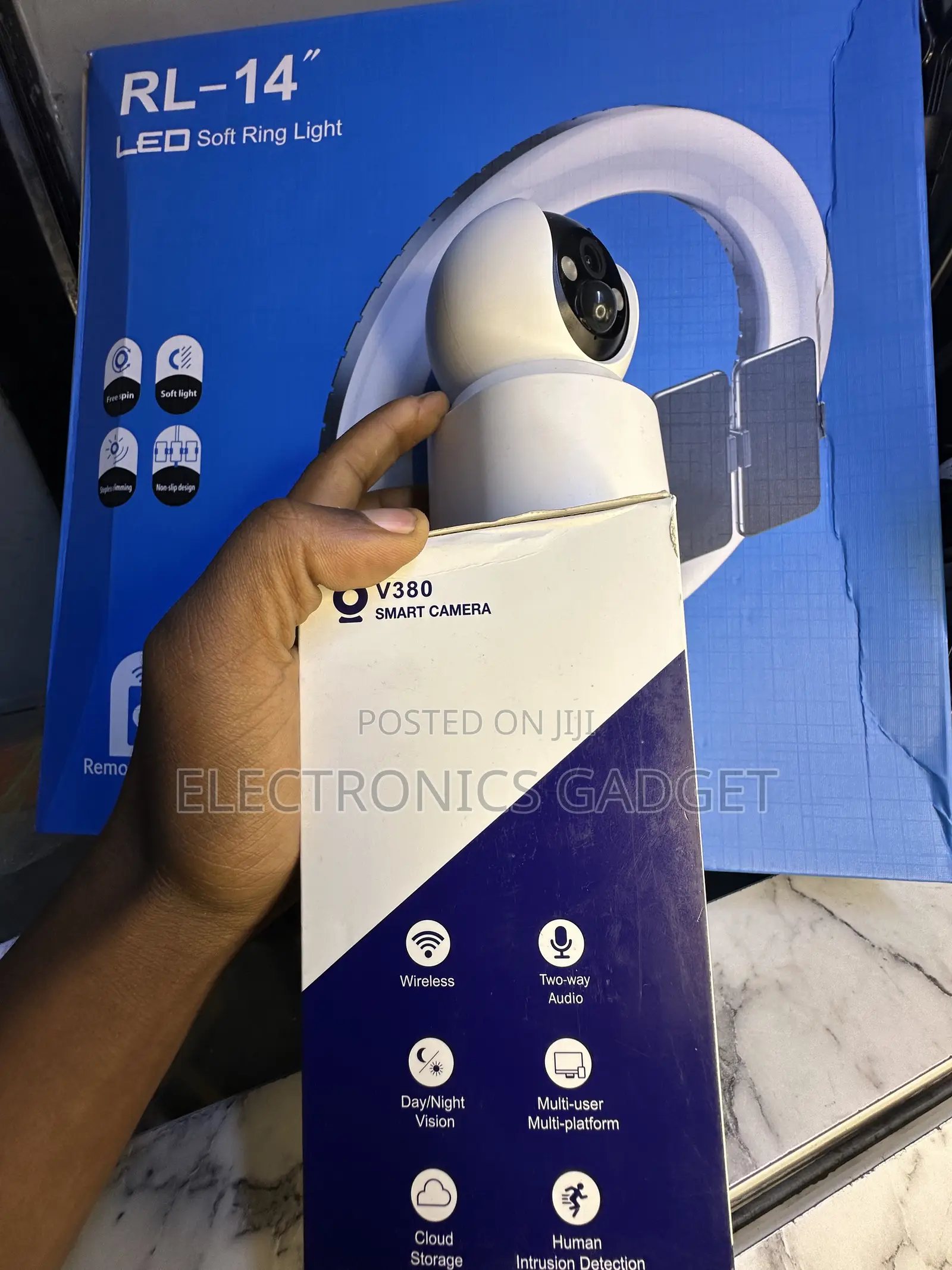 V380 Smart Camera – 360° WiFi PTZ Security Camera With Night Vision