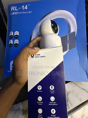 V380 Smart Camera – 360° WiFi PTZ Security Camera With Night Vision