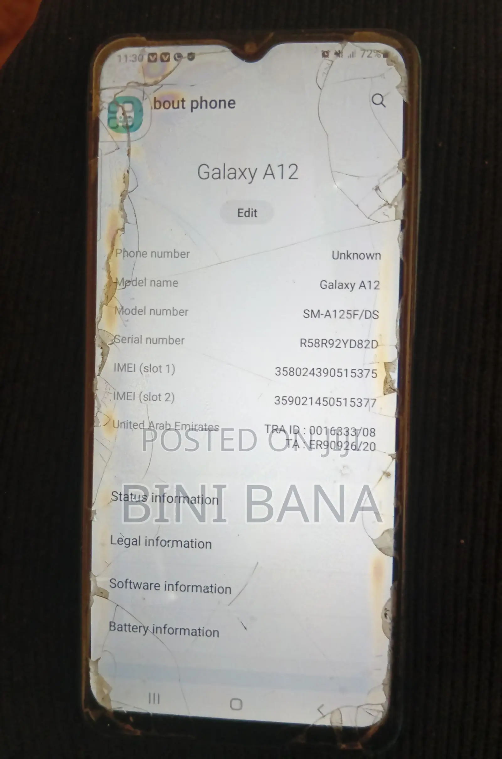 Samsung Galaxy A12 64 GB Blue