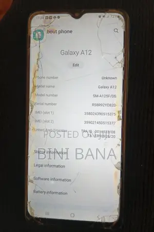 Samsung Galaxy A12 64 GB Blue