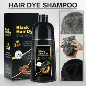 Black Hair Dye Shampoo – 3 in 1