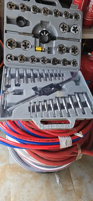 45-Piece Metric and Imperial Tap and Die Tool Kit