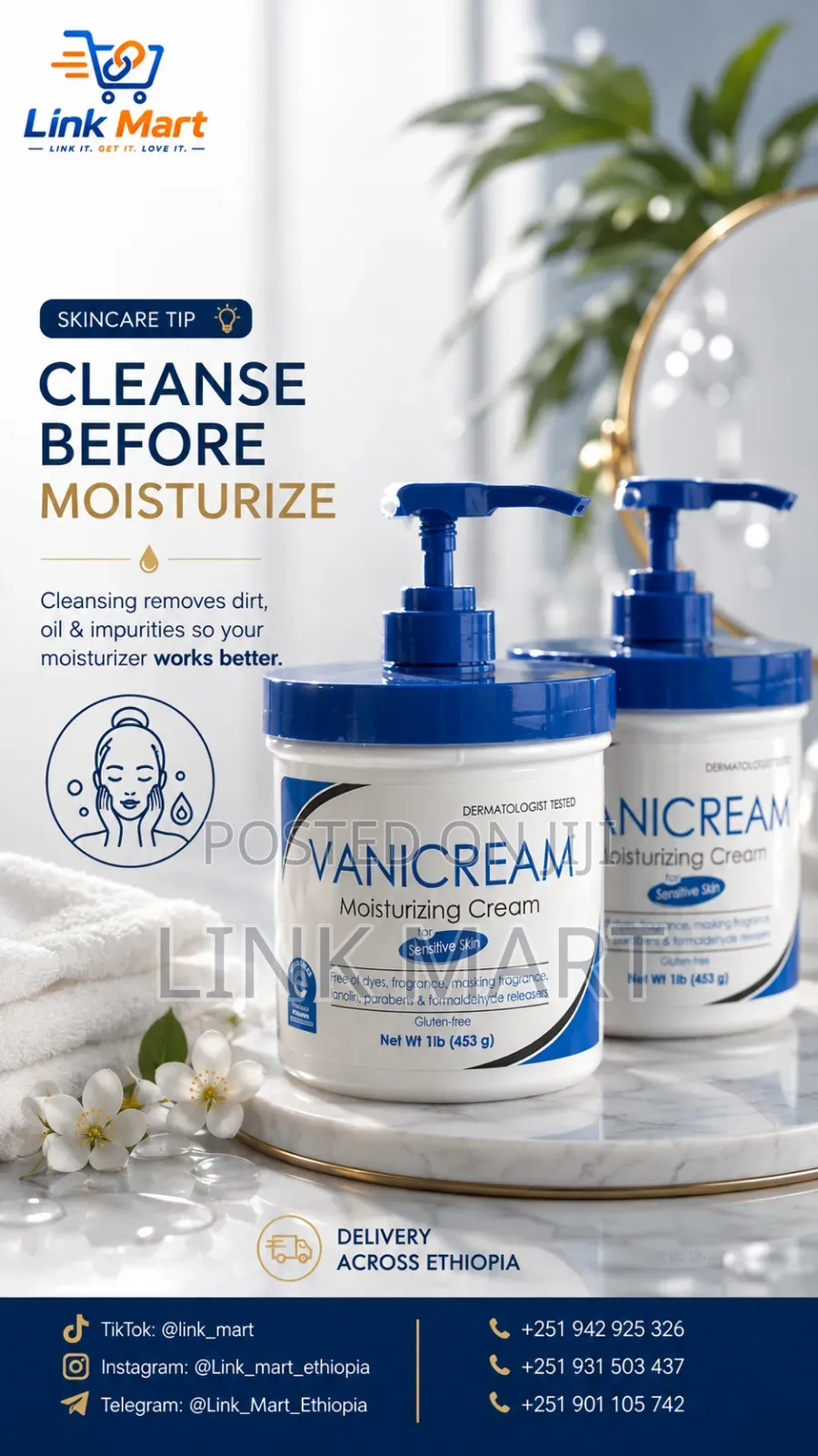 Vanicream Moisturizing Cream